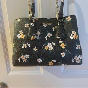 Steve Madden floral satchel